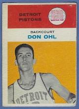 1961-62 Fleer #33 Don Ohl RC Detroit Pistons