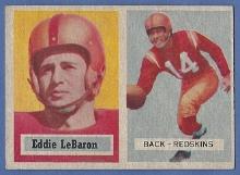 1957 Topps #1 Eddie LeBaron Washington Redskins