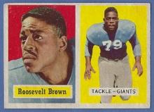 1957 Topps #11 Roosevelt Brown New York Giants