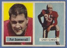 1957 Topps #14 Pat Summerall Chicago Cardinals