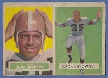 1957 Topps #16 John Henry Johnson Cleveland Browns