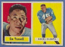 1957 Topps #35 Emlen Tunnell New York Giants