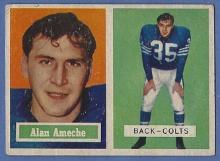 1957 Topps #53 Alan Ameche Baltimore Colts