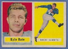 1957 Topps #59 Kyle Rote New York Giants