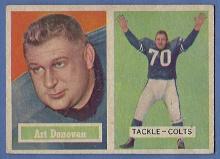 1957 Topps #65 Art Donovan Baltimore Colts