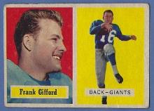 1957 Topps #88 Frank Gifford New York Giants