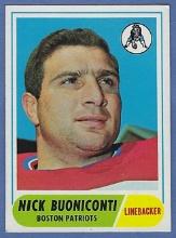 1968 Topps #124 Nick Buoniconti Boston Patriots