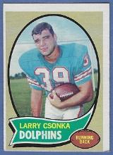 1970 Topps #162 Larry Csonka Miami Dolphins