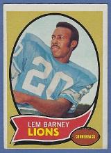 1970 Topps #75 Lem Barney RC Detroit Lions