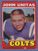 1971 Topps #1 John Unitas Baltimore Colts