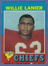 1971 Topps #114 Willie Lanier RC Kansas City Chiefs