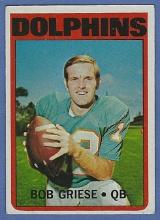 1972 Topps #80 Bob Griese Miami Dolphins