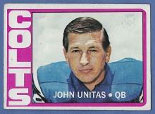 1972 Topps #165 John Unitas Baltimore Colts