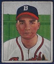 1950 Bowman #74 Johnny Antonelli Boston Braves