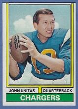 1974 Topps #150 John Unitas San Diego Chargers