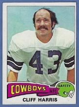 1975 Topps #490 Cliff Harris RC Dallas Cowboys