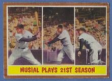 1962 Topps #317 Stan Musial Plays 21st Season