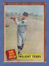 1962 Topps #141 Babe Ruth Special Twilight Years