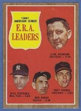 1962 Topps #55 ERA Leaders Don Mossi Milt Pappas