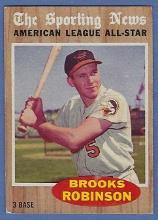 1962 Topps #468 Brooks Robinson AS Baltimore Orioles