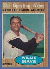 1962 Topps #395 Willie Mays AS San Francisco Giants