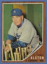 1962 Topps #217 Walt Alston Los Angeles Dodgers