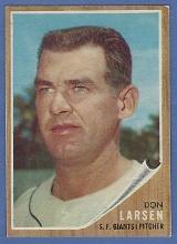 1962 Topps #33 Don Larsen San Francisco Giants