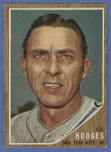 1962 Topps #85 Gil Hodges New York Mets