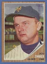 1962 Topps #478 Don Zimmer Cincinnati Reds