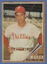 1962 Topps #374 Gene Mauch Philadelphia Phillies