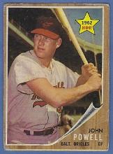 1962 Topps 399 Boog Powell RC Baltimore Orioles