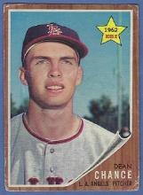 1962 Topps #194 Dean Chance RC Los Angeles Angels