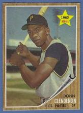 1962 Topps #86 Donn Clendenon RC Pittsburgh Pirates