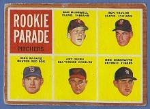 1962 Topps #591 Rookie Parade Pitchers Sam McDowell RC