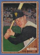 1962 Topps #353 Bill Mazeroski Pittsburgh Pirates