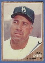 1962 Topps #500 Duke Snider Los Angeles Dodgers