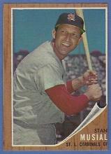 1962 Topps #50 Stan Musial St. Louis Cardinals