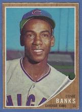 1962 Topps #25 Ernie Banks Chicago Cubs