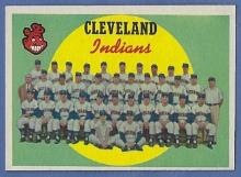 1959 Topps #476 Cleveland Indians Team Card Unmarked