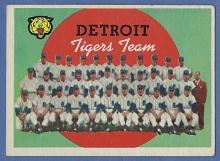 1959 Topps #329 Detroit Tigers Team Card Unmarked