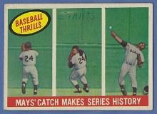 1959 Topps #464 Willie Mays Baseball Thrills San Francisco Giants