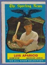 1959 Topps High #560 Luis Aparicio AS Chicago White Sox