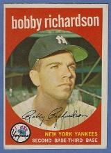 1959 Topps #76 Bobby Richardson New York Yankees