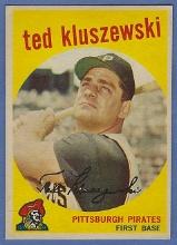 1959 Topps #35 Ted Kluszewski Pittsburgh Pirates