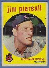 1959 Topps #255 Jim Piersall Cleveland Indians