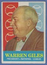 1959 Topps #200 Warren Giles NL President