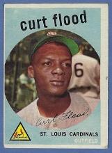 1959 Topps #353 Curt Flood St. Louis Cardinals