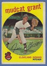 1959 Topps #186 Mudcat Grant Cleveland Indians