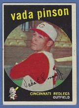 1959 Topps #448 Vada Pinson Cincinnati Reds