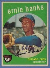 1959 Topps #350 Ernie Banks Chicago Cubs